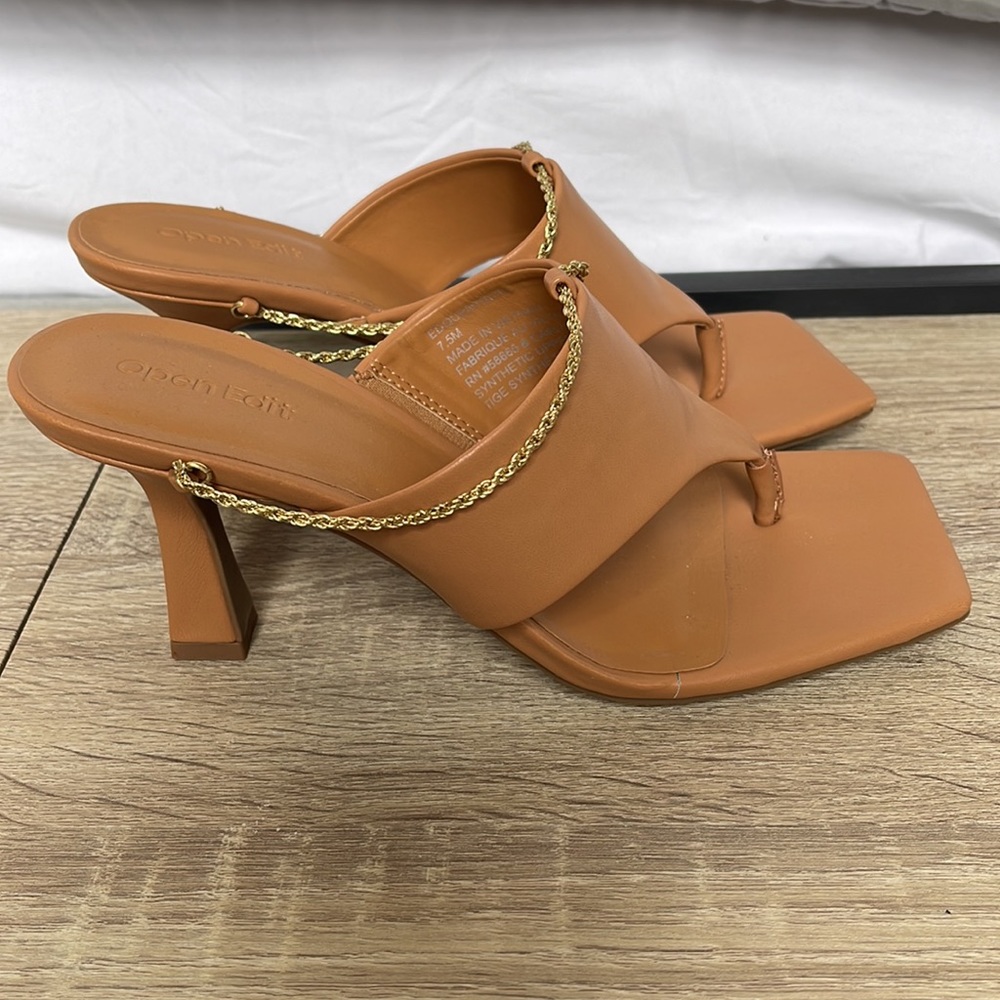 Open Edit Heeled Mule - Picture 2 of 8